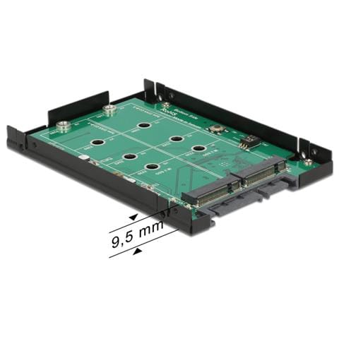 Konvert. SATA 22P> 2x 67P M. 2 NGFF - Foto 1