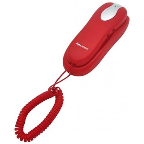 Telefono Fisso Slim Red - Foto 1