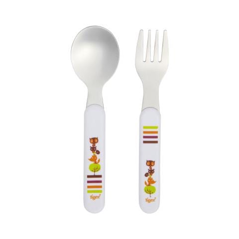 Set 2 Coperti Inox Cucchiaio E Forchetta - Foto 1