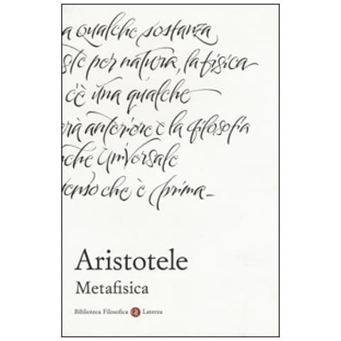 Aristotele - Metafisica. Testo Greco A Fronte - Foto 1