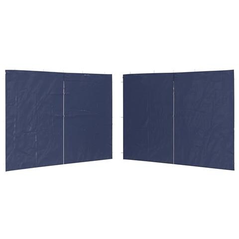 Parete Per Tendostruttura In Pe 2 Pz Con Cerniera Blu - Foto 1