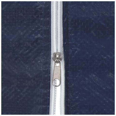 Parete Per Tendostruttura In Pe 2 Pz Con Cerniera Blu - Foto 4