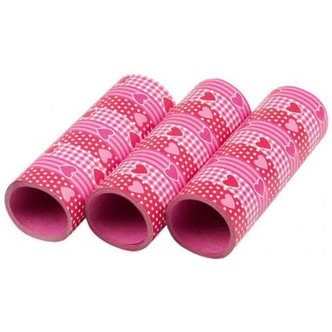 Amscan - 3 Rotoli Stelle Filanti Con Cuori - Foto 1