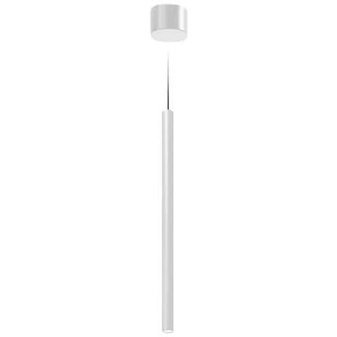 Lampada A Sospensione To-be, Lampadario, Da Soffitto, Bianco, Nero In Alluminio, 3,2 X 3,2 X 65 Cm, 1 X Led, 7w, 363lm, 2700k, 220-240v - Foto 1