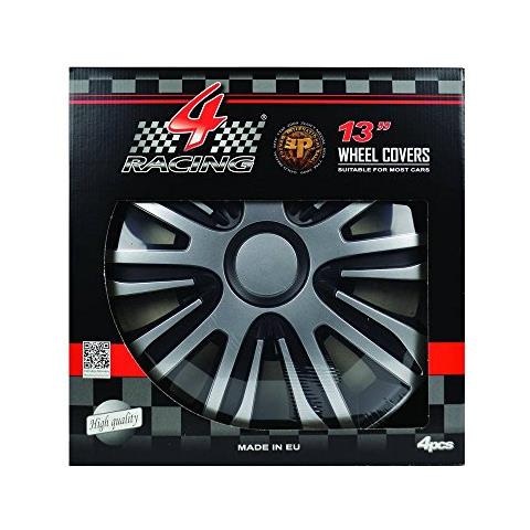 2211190 set Copricerchi Nardo Silver Black 13 pollici - Foto 2
