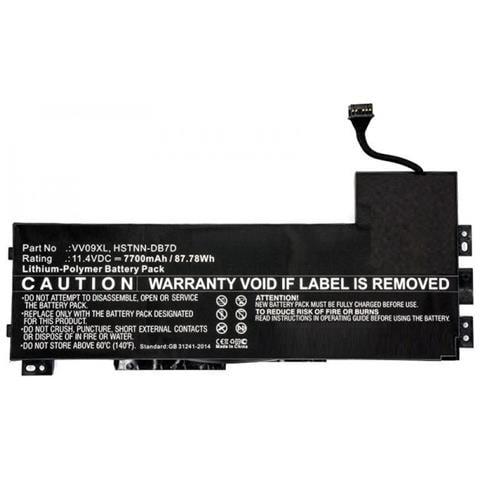 Mbxhp-ba0088 Ricambio Per Laptop Batteria (laptop Battery For Hp 82wh - Li-pol 11.4v 7200mah Black, - 82wh Li- - Foto 1