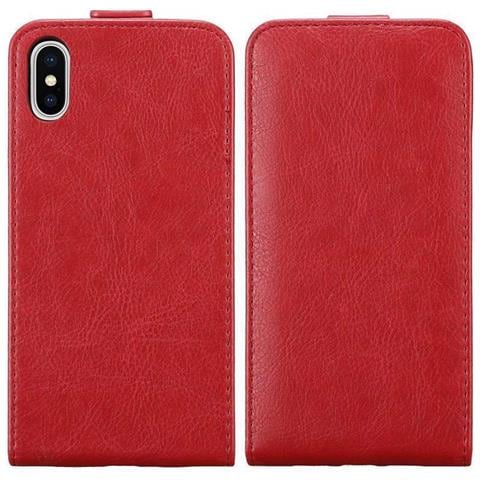 Custodia Compatibile Con Apple Iphone Xs Max In Rosso Mela - Coperchio Protettivo In Design Flip Con Chiusura Magnetica - Foto 11