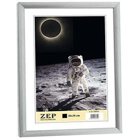 Kl2 Collection Basic - Cornice Portafoto In Resina, Colore: Grigio, Grigio, 50 X 70 Cm - Foto 1