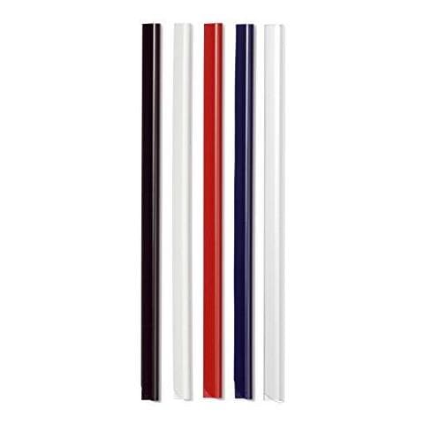 Spine Bar A4 3 Mm Nero Confezione Da 50 Pezzi Ideale Per La Rilegatura Di Documenti Unpunched In Pochi Secondi Pu Contenere Fino A 30 Fogli A4 - Foto 2