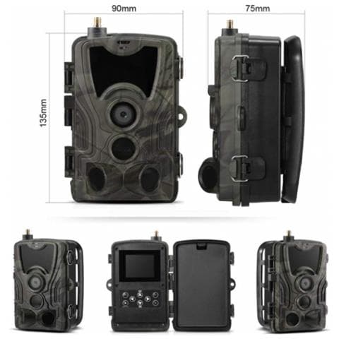 Fototrappola da Caccia 20 MP Full HD 4G Giorno / Notte Impermeabile IP65  - Foto 2