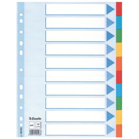 Gids A4 10tabs 160gr Ass. 11g - Foto 1