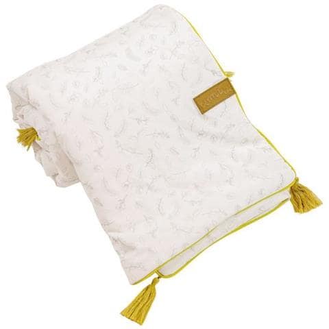 Coperta Leafy Bunny - 75 X 100 Cm - Double Face - Cotone Biologico / poliestere Riciclato - Beige - Foto 1