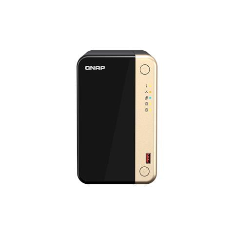 TS-264 NAS Tower Intel® Celeron® N5095 8 GB 0 TB QTS Nero, Oro - Foto 1