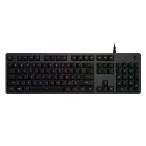 G512 CARBON LIGHTSYNC RGB Mechanical Gaming Keyboard with GX Brown switches tastiera USB Nordic Carbonio - Foto 1