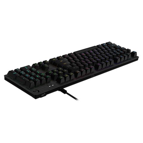 G512 CARBON LIGHTSYNC RGB Mechanical Gaming Keyboard with GX Brown switches tastiera USB Nordic Carbonio - Foto 2