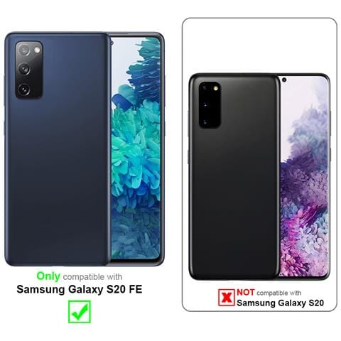 Custodia Compatibile Con Samsung Galaxy S20 Fe - Ottica A Strisce In Cobalto Viola - Coperchio Protettivo In Vetro Temperato E Silicone Tpu - Foto 2