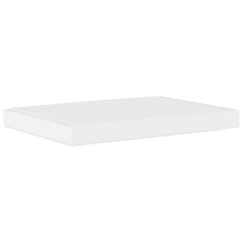 Materasso in Schiuma Bianco 140x190 cm Durezza H2 H3 - Foto 2