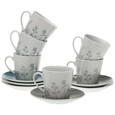 Set Di 6 Tazze Da Tè Con Piatto Nomma - Foto 1