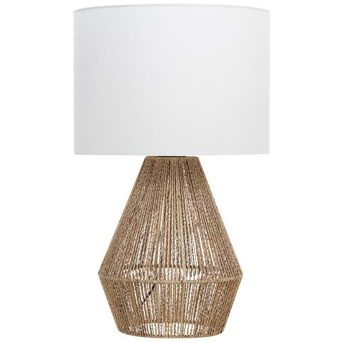 Lampada Da Tavolo Malewa Corda Di Carta Naturale - Foto 2