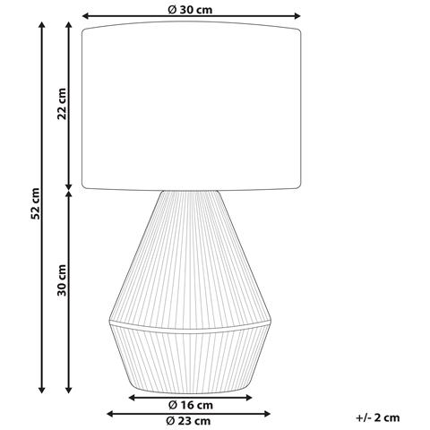 Lampada Da Tavolo Malewa Corda Di Carta Naturale - Foto 10