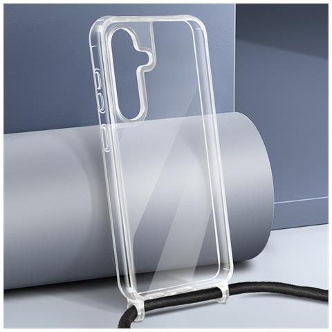 Cover Per Samsung S24 Silicone Anti-urto Cordino Nylon 70 Cm - Foto 5