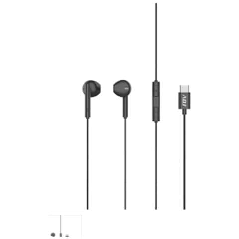 Auricolari Type C In-ear Jena 780-00068 Bk C Colore Nero - Foto 2