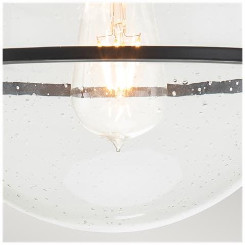 Plafoniera Industrial Nordica Somerset Acciaio Nero 1 Luce E27 - Foto 2
