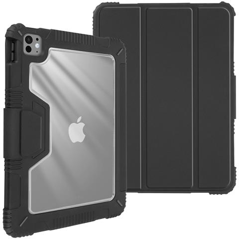 Custodia Anti-urto Per Ipad Pro 11' 2024 Copertina Supporto Rinforzata, Nero - Foto 5
