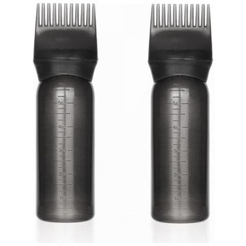 Flacone Applicatore Per Tintura Per Capelli /pettine Per Tintura Per Capelli, Confezione Da 2 - Foto 1