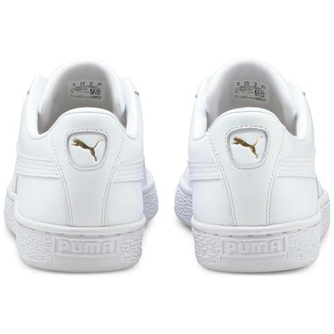 Basket Classic Sneakers Sintetico E Tessile Scarpe Uomo Bianco Eu 44, 374923 01 - Foto 3