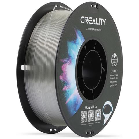3301030037 materiale di stampa 3D Polietilene Tereftalato Glicole (PETG) Translucent 1 kg - Foto 1