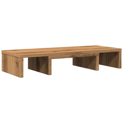 Supporto Monitor Regolabile Rovere 60x24x10,5 Cm In Truciolato - Foto 2