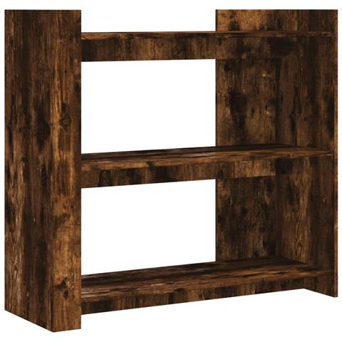 Tavolino Consolle Rovere Fumo 100x35x90 Cm In Legno Multistrato - Foto 2