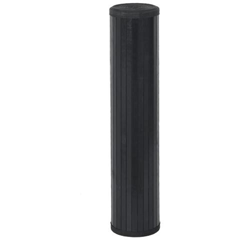 Tappeto Rettangolare Nero 100x1000 Cm In Bambù - Foto 3