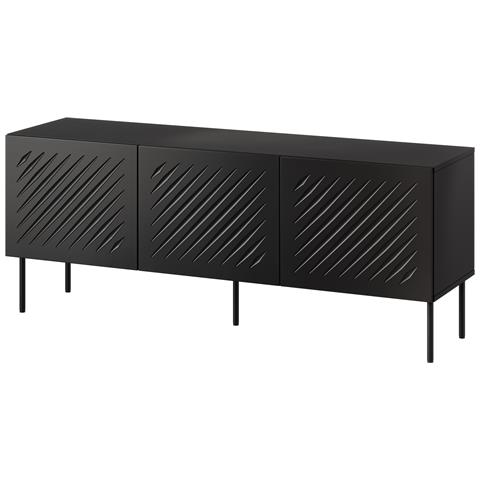 Armadio RTV SIENA 150,5x40x60 nero opaco - Foto 1