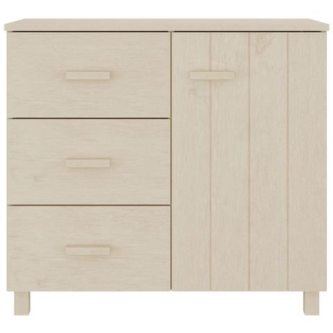 Lusso Casadino -  Credenza Hamar Ambra 90x40x80 Cm In Legno Massello Di Pino - Foto 2