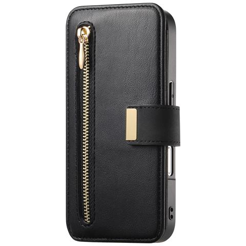 Custodia A Portafoglio Per Samsung S23 Plus Con Anello E Cerniera, Cover Magnetica Flip - Foto 7