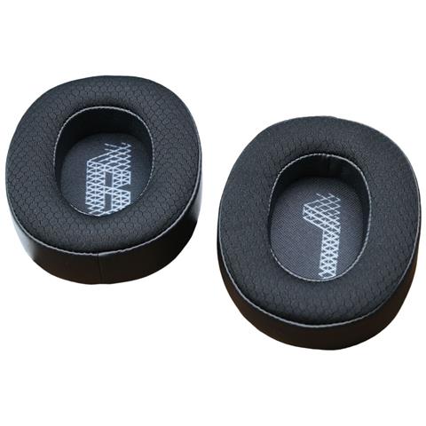 Cuscinetti Auricolari Premium In Pelle Nera E Mesh Per Jbl Live500btnc - Foto 1