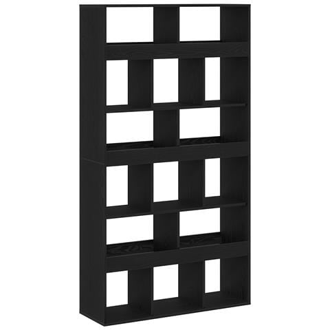 Divisore per stanze 2 pezzi Rovere nero 100x33x187,5 cm Legno ingegnerizzato - Foto 1