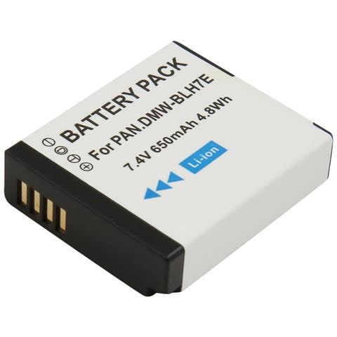 Batteria Per Fotocamera Panasonic Dmw-blh7e Li-ion 7.4v 650mah 4.8wh - Foto 1