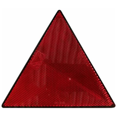 Catarifrangente Adesivo Triangolare Rosso 120x135mm Confezione Da 10 Pezzi - Foto 1