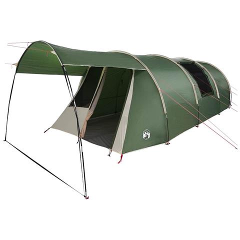 Tenda a tunnel con tetto Verde e Bianco 740 x 370 x 220 cm - Foto 1