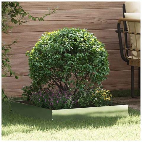 Bordura per Prato 6 pcs Argento 60 x 60 x 13 cm - Foto 2