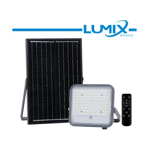 PROIETTORE SOLARE LED 3WHITE 100W + Crepuscolare - Foto 1