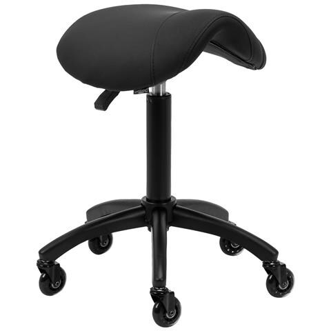 sgabello parrucchiere D032 nero - Foto 1