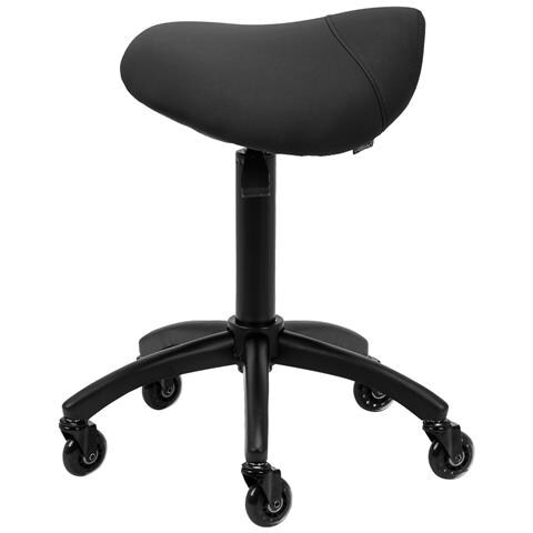 sgabello parrucchiere D032 nero - Foto 4