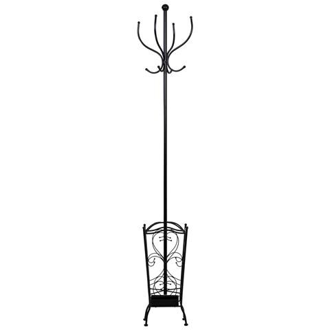 Appendiabiti In Metallo Con 4 Ganci 35x35x181h Cm. - Foto 2