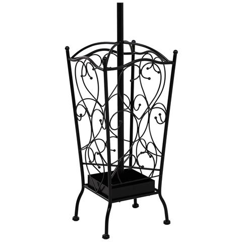 Appendiabiti In Metallo Con 4 Ganci 35x35x181h Cm. - Foto 5