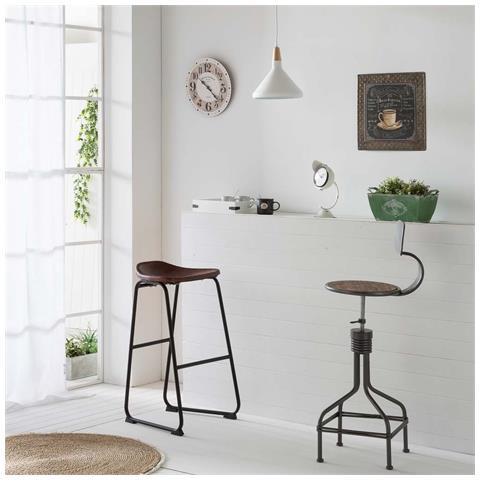 Orologio Da Parete In Legno Marrone D34x2h - Foto 2