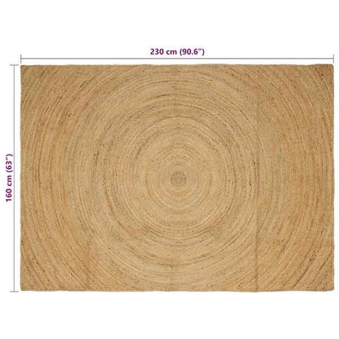 Tappeti per area Rettangolare Marrone 160 x 230 cm Juta - Foto 8
